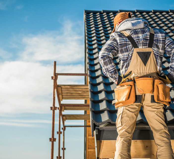 inspecting installed roof