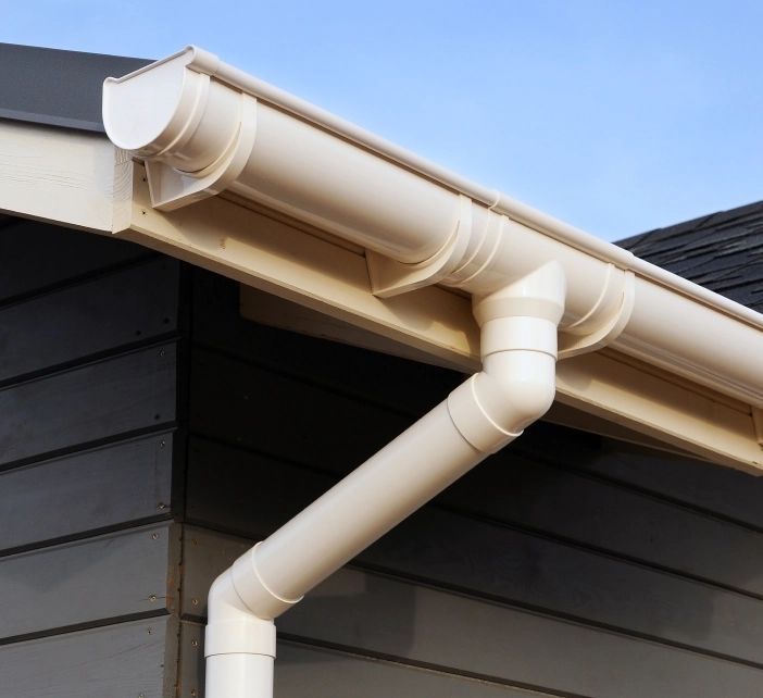 newly installed gutter